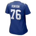 New York Giants womens nike jon runyan royal new york giants game jersey | Giants Shop