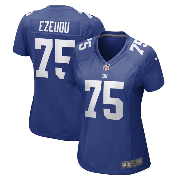 New York Giants womens nike joshua ezeudu royal new york giants game player jersey | Giants Shop