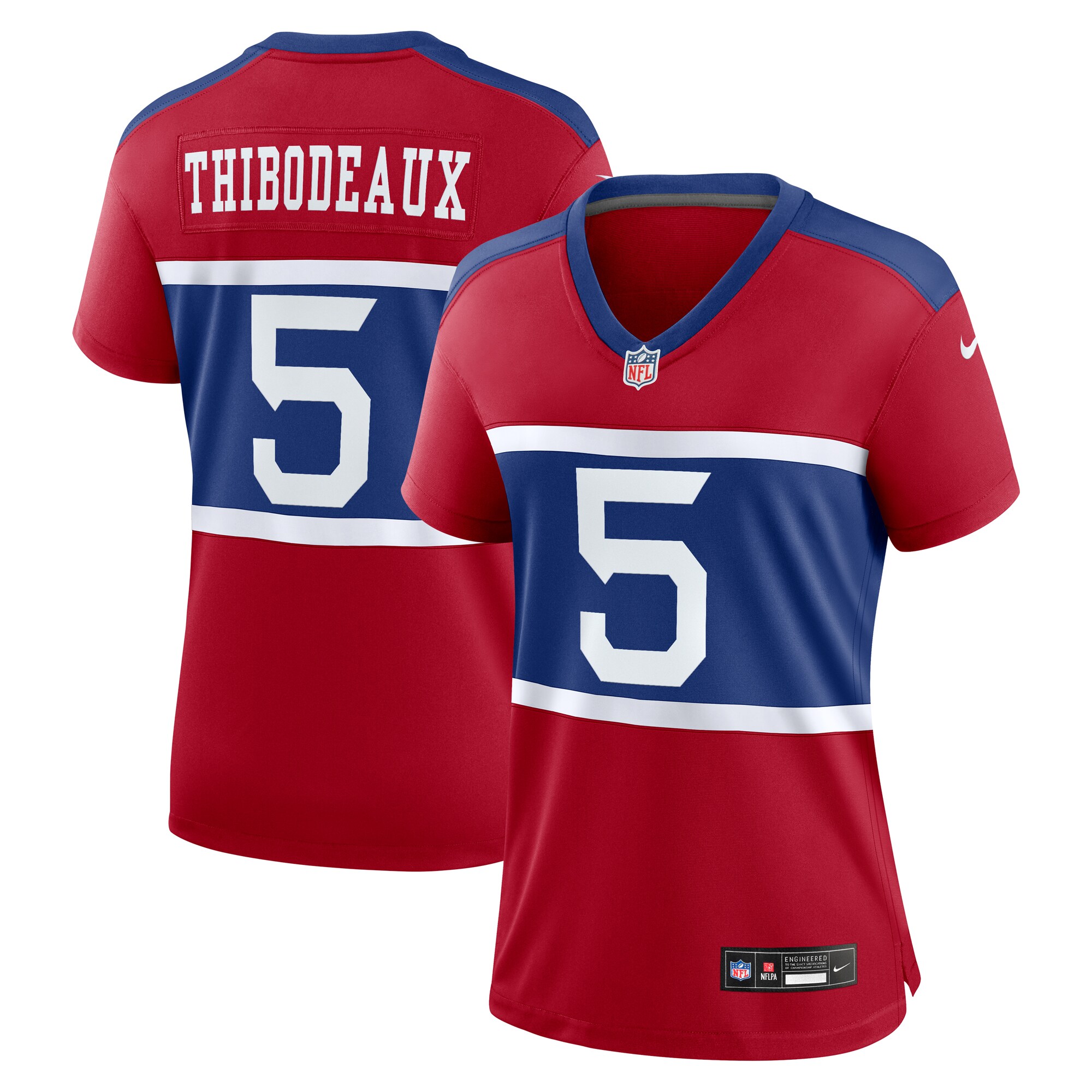 New York Giants womens nike kayvon thibodeaux century red new york giants alternate player game jersey | Giants Shop