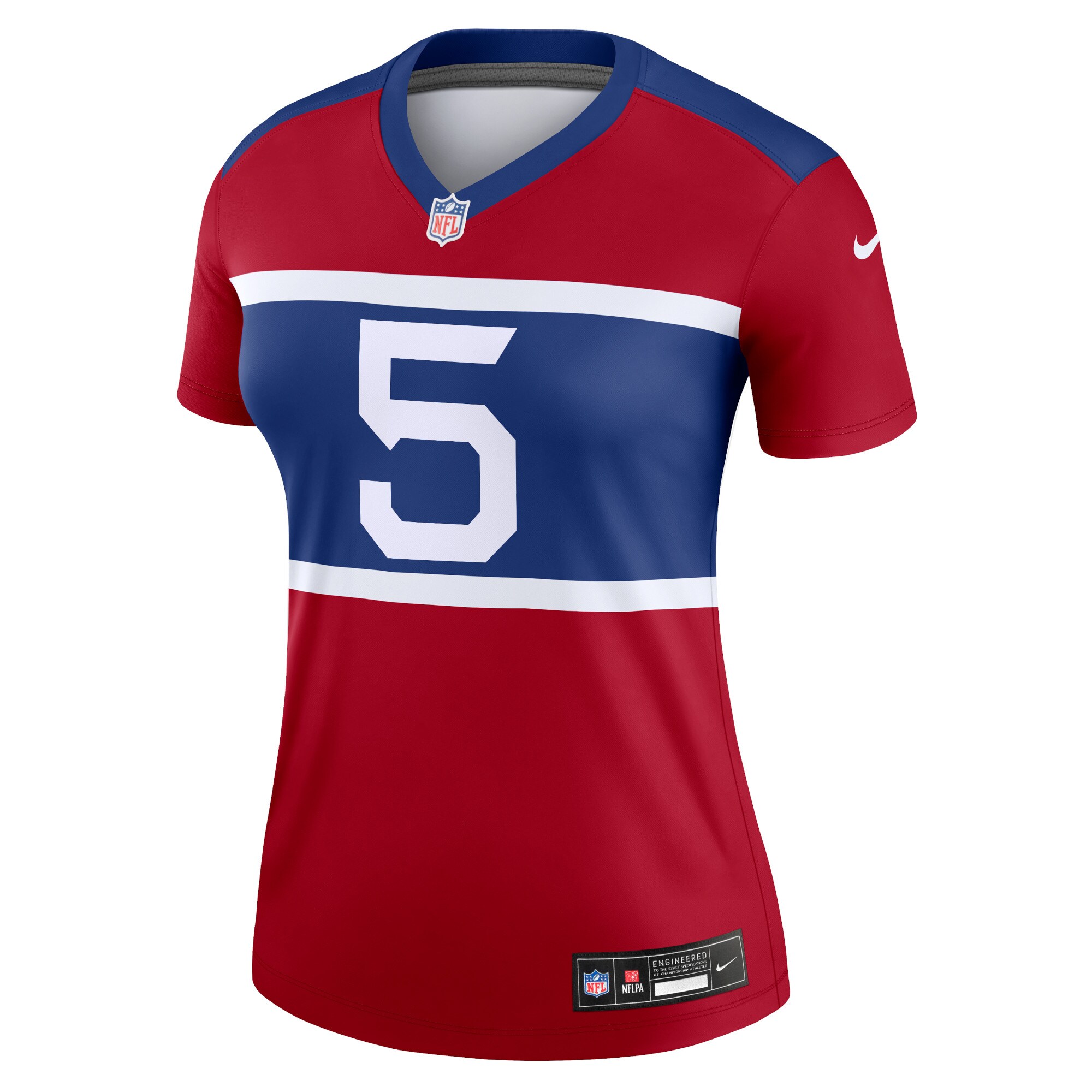 New York Giants womens nike kayvon thibodeaux red new york giants alternate legend player performance top | Giants Shop