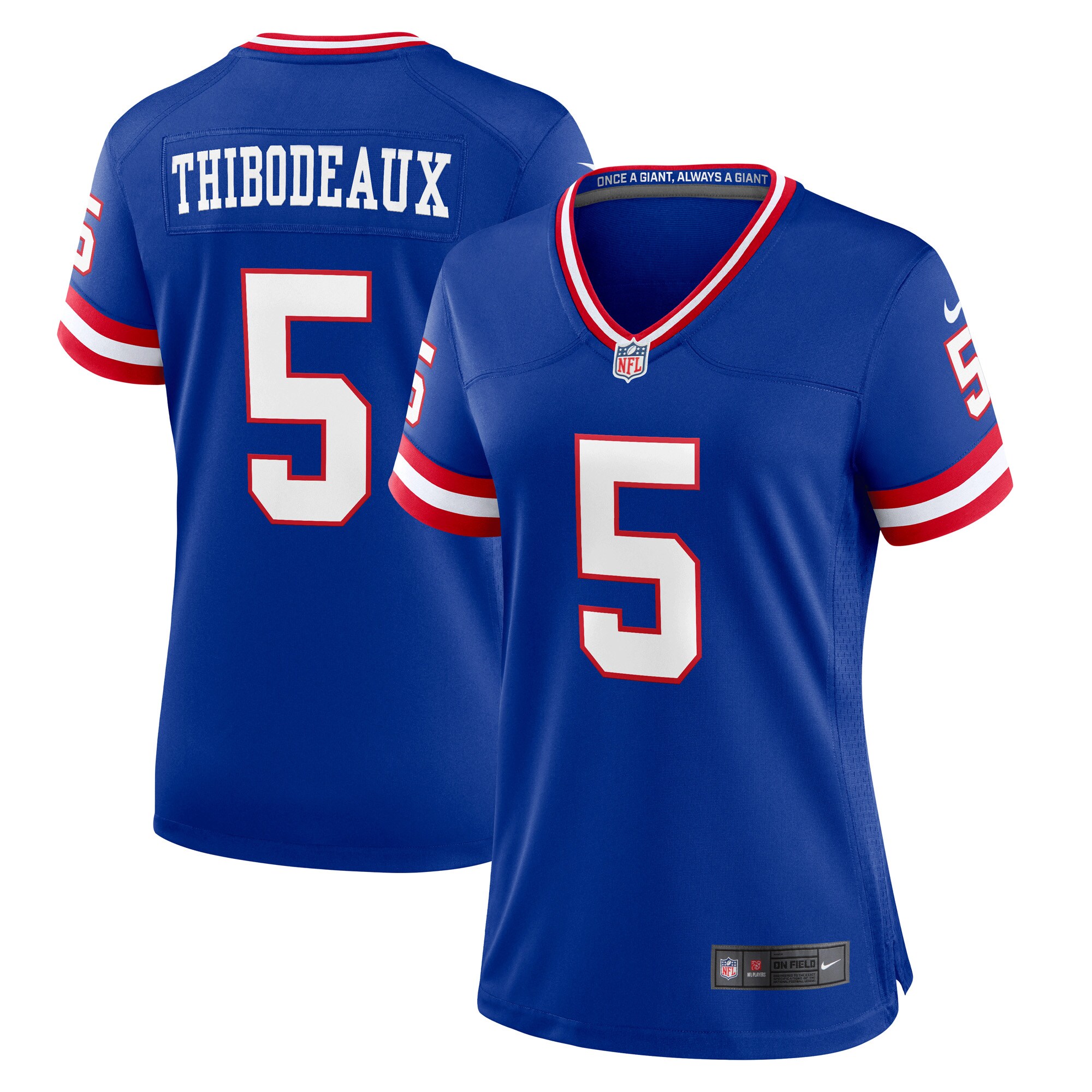 New York Giants womens nike kayvon thibodeaux royal new york giants player jersey 4969930 | Giants Shop