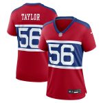 New York Giants womens nike lawrence taylor century red new york giants alternate retired player game jersey | Giants Shop