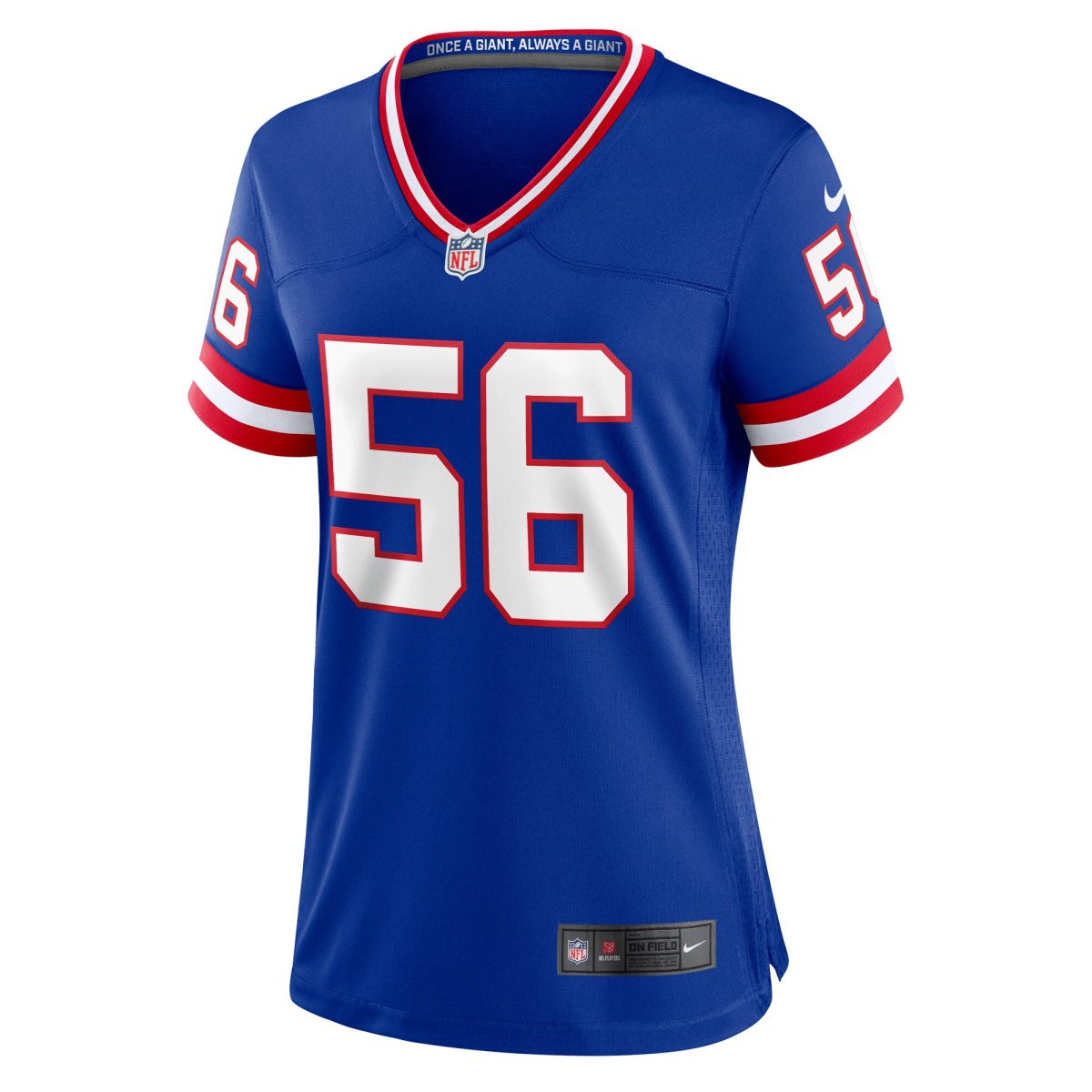 New York Giants womens nike lawrence taylor royal new york giants classic retired player game jersey | Giants Shop