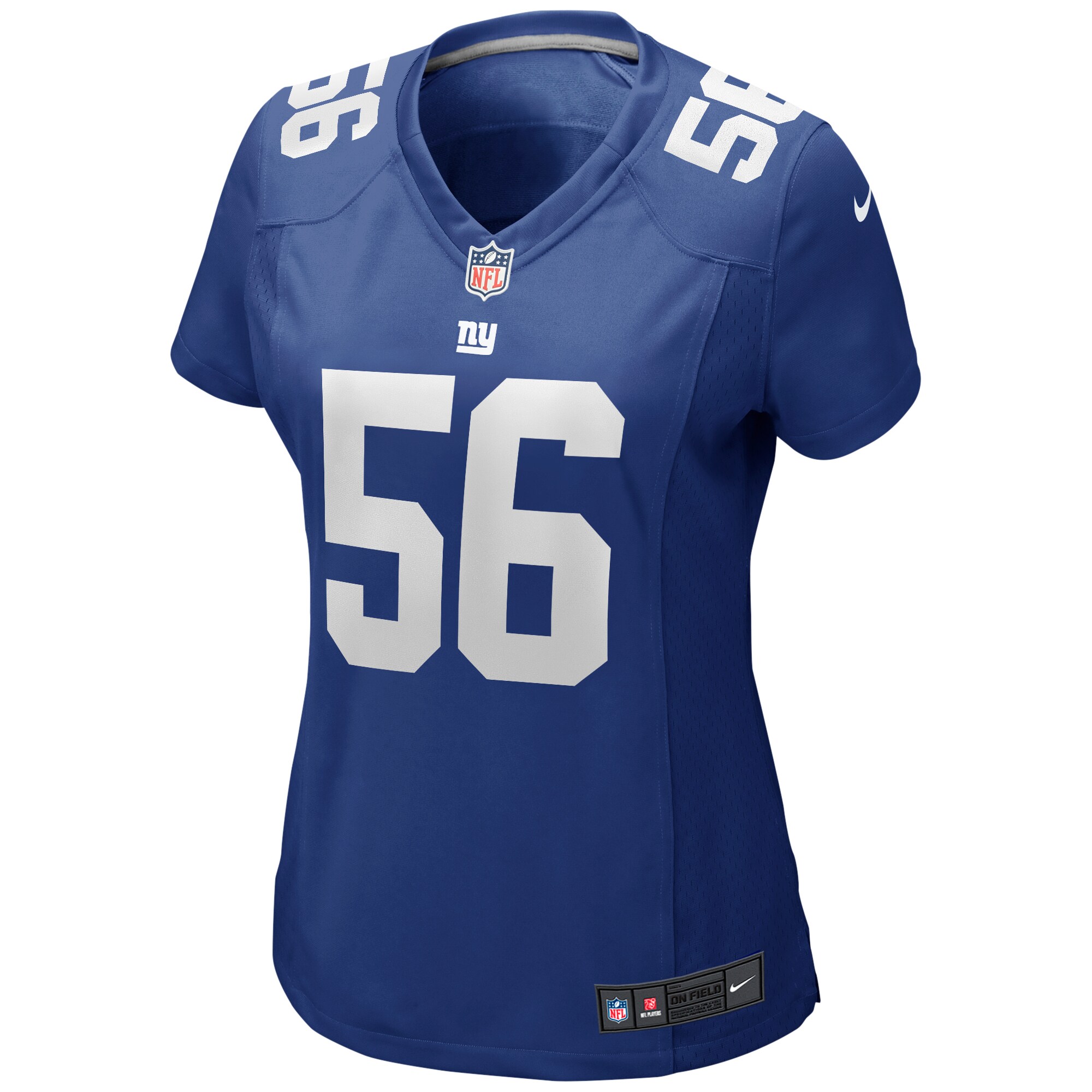New York Giants womens nike lawrence taylor royal new york giants game retired player jersey | Giants Shop