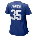 New York Giants womens nike leonard johnson royal new york giants game player jersey | Giants Shop