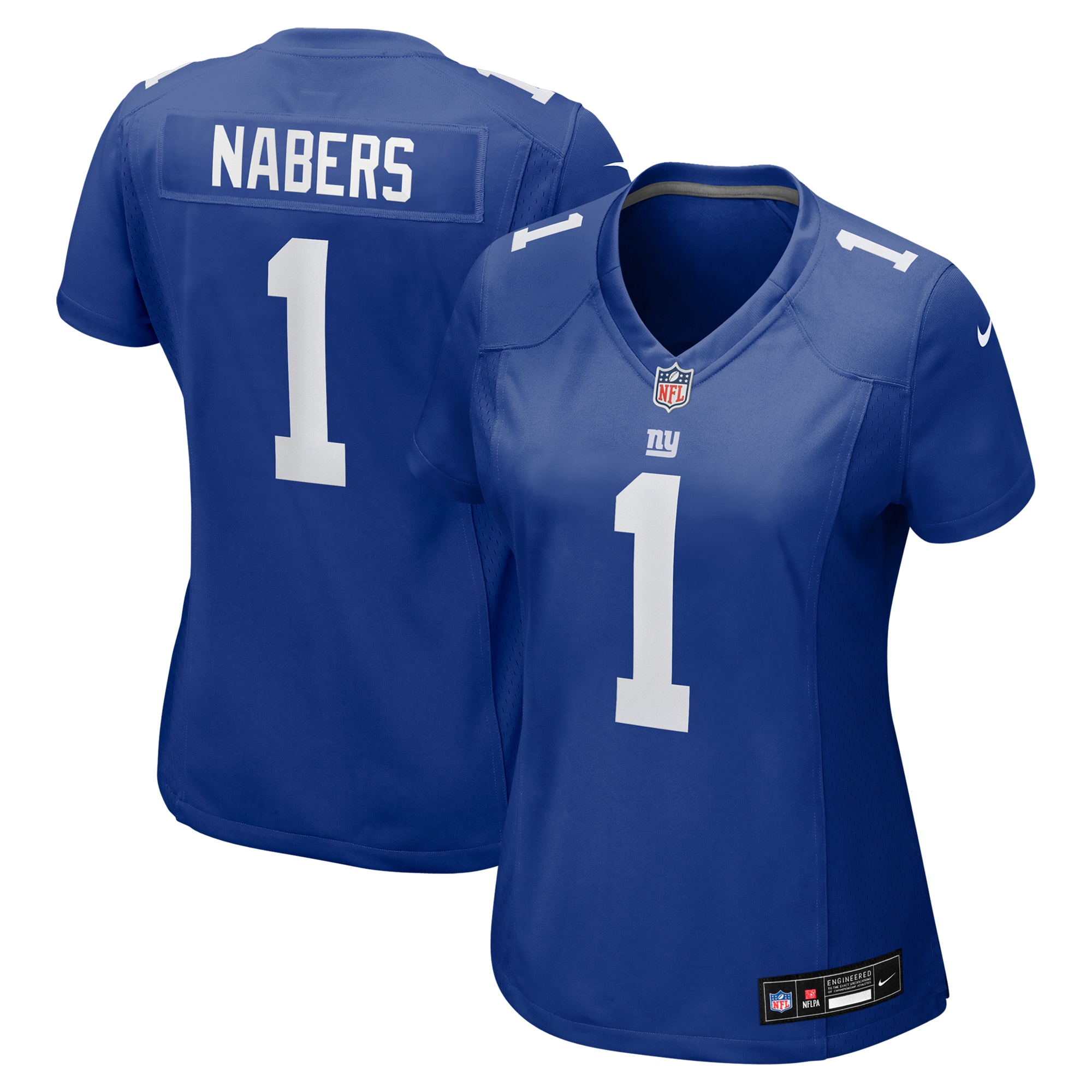 New York Giants womens nike malik nabers royal new york giants game jersey | Giants Shop