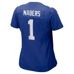 New York Giants womens nike malik nabers royal new york giants game jersey | Giants Shop