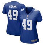 New York Giants womens nike matthew adams royal new york giants game jersey | Giants Shop