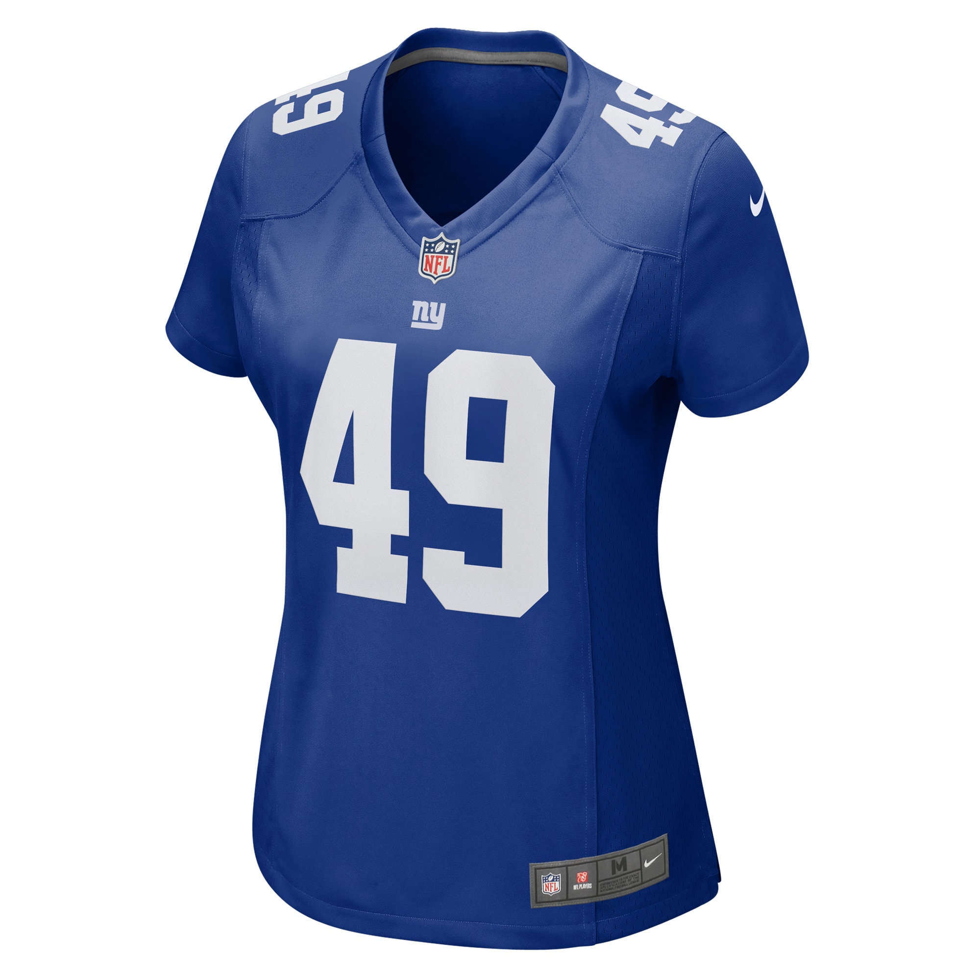 New York Giants womens nike matthew adams royal new york giants game jersey | Giants Shop
