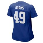 New York Giants womens nike matthew adams royal new york giants game jersey | Giants Shop