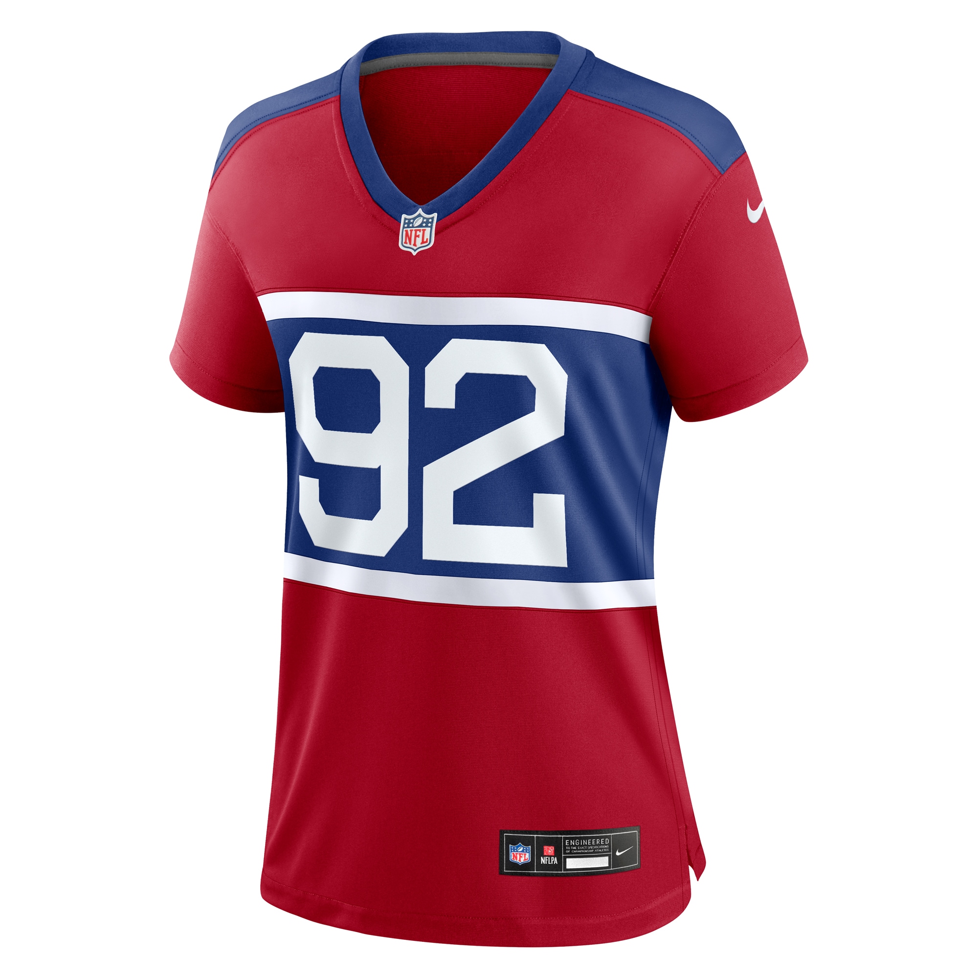 New York Giants womens nike michael strahan century red new york giants alternate retired player game jersey | Giants Shop