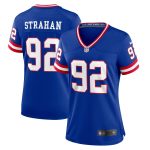 New York Giants womens nike michael strahan royal new york giants classic retired player game jersey | Giants Shop