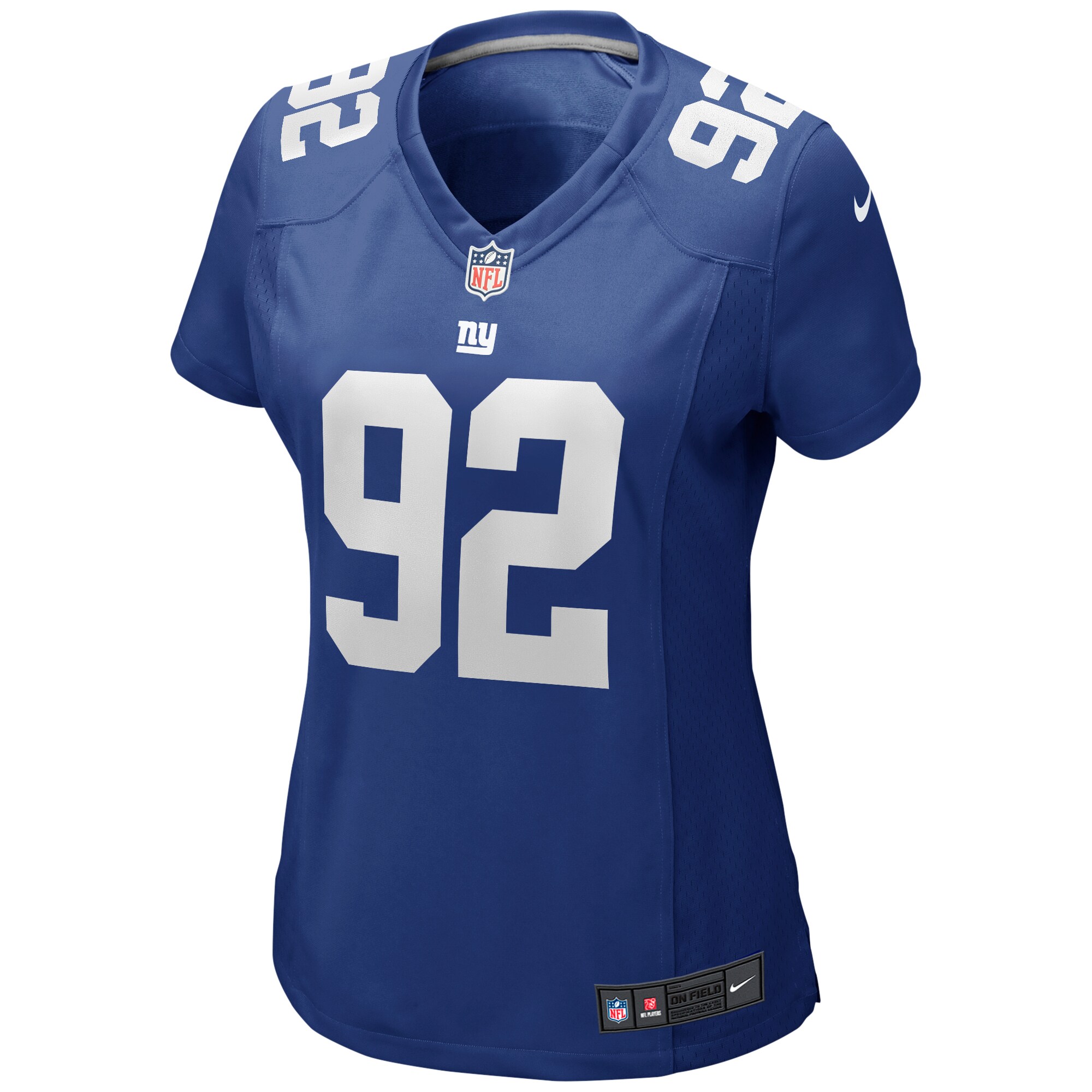 New York Giants womens nike michael strahan royal new york giants game retired player jersey | Giants Shop