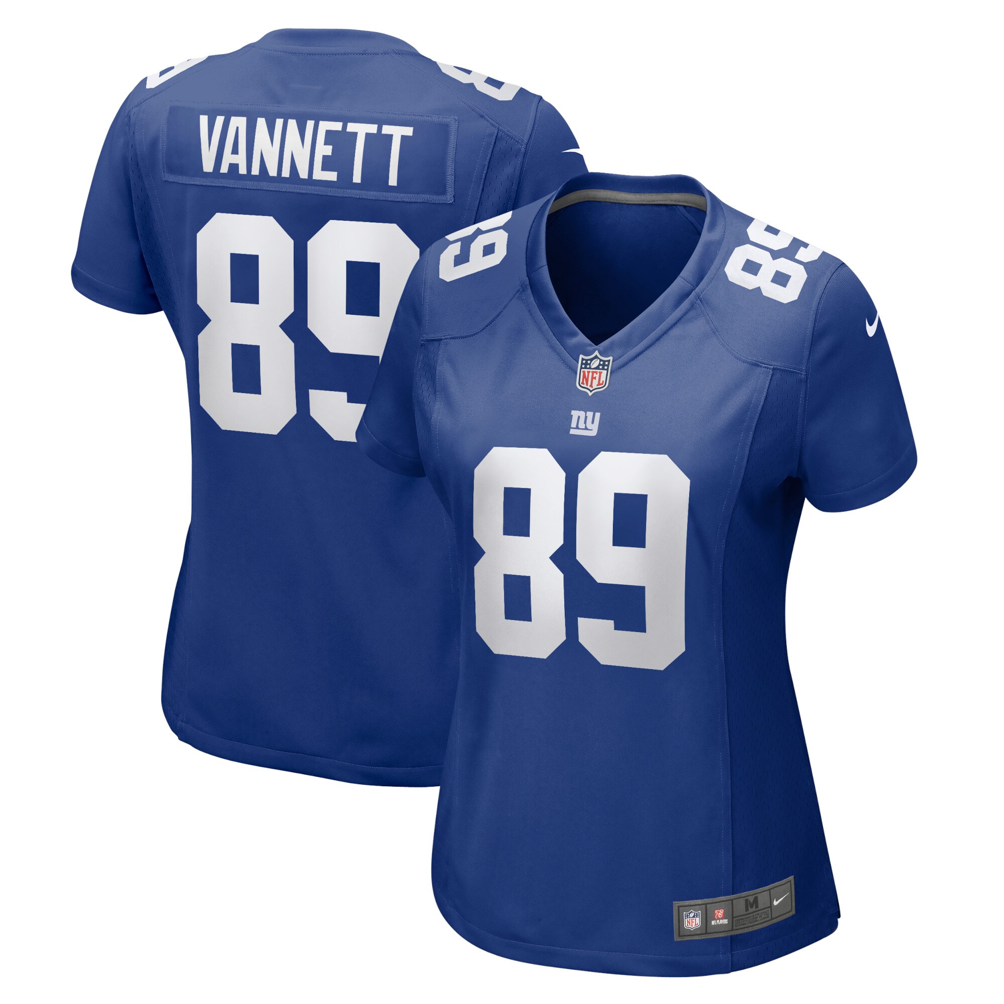 New York Giants womens nike nick vannett royal new york giants home game player jersey | Giants Shop