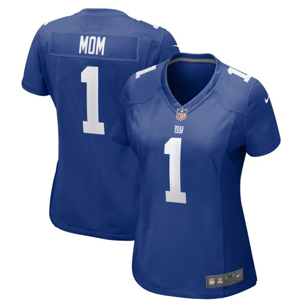 New York Giants womens nike number 1 mom royal new york giants game jersey | Giants Shop