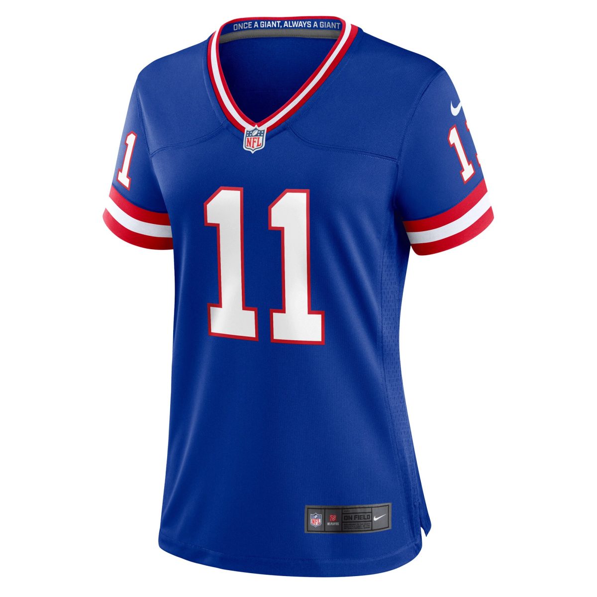 New York Giants womens nike phil simms royal new york giants classic retired player game jersey | Giants Shop