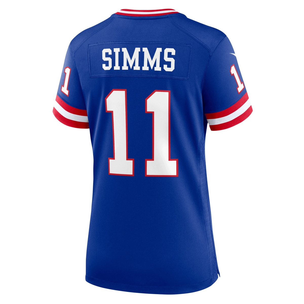 New York Giants womens nike phil simms royal new york giants classic retired player game jersey | Giants Shop