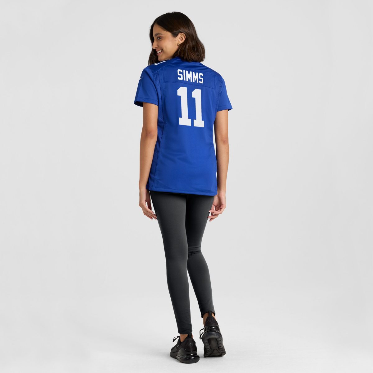 New York Giants womens nike phil simms royal new york giants game retired player jersey | Giants Shop