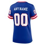 New York Giants womens nike royal new york giants classic custom game jersey | Giants Shop