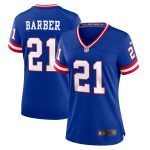 New York Giants womens nike tiki barber royal new york giants classic retired player game jersey | Giants Shop