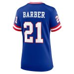 New York Giants womens nike tiki barber royal new york giants classic retired player game jersey | Giants Shop