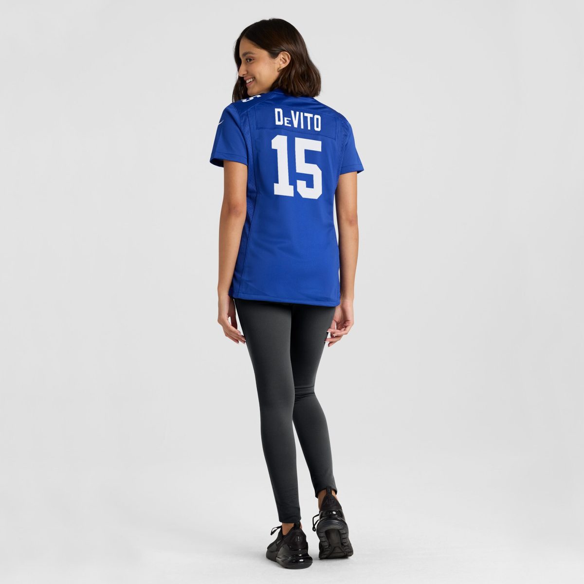 New York Giants womens nike tommy devito royal new york giants player game jersey | Giants Shop