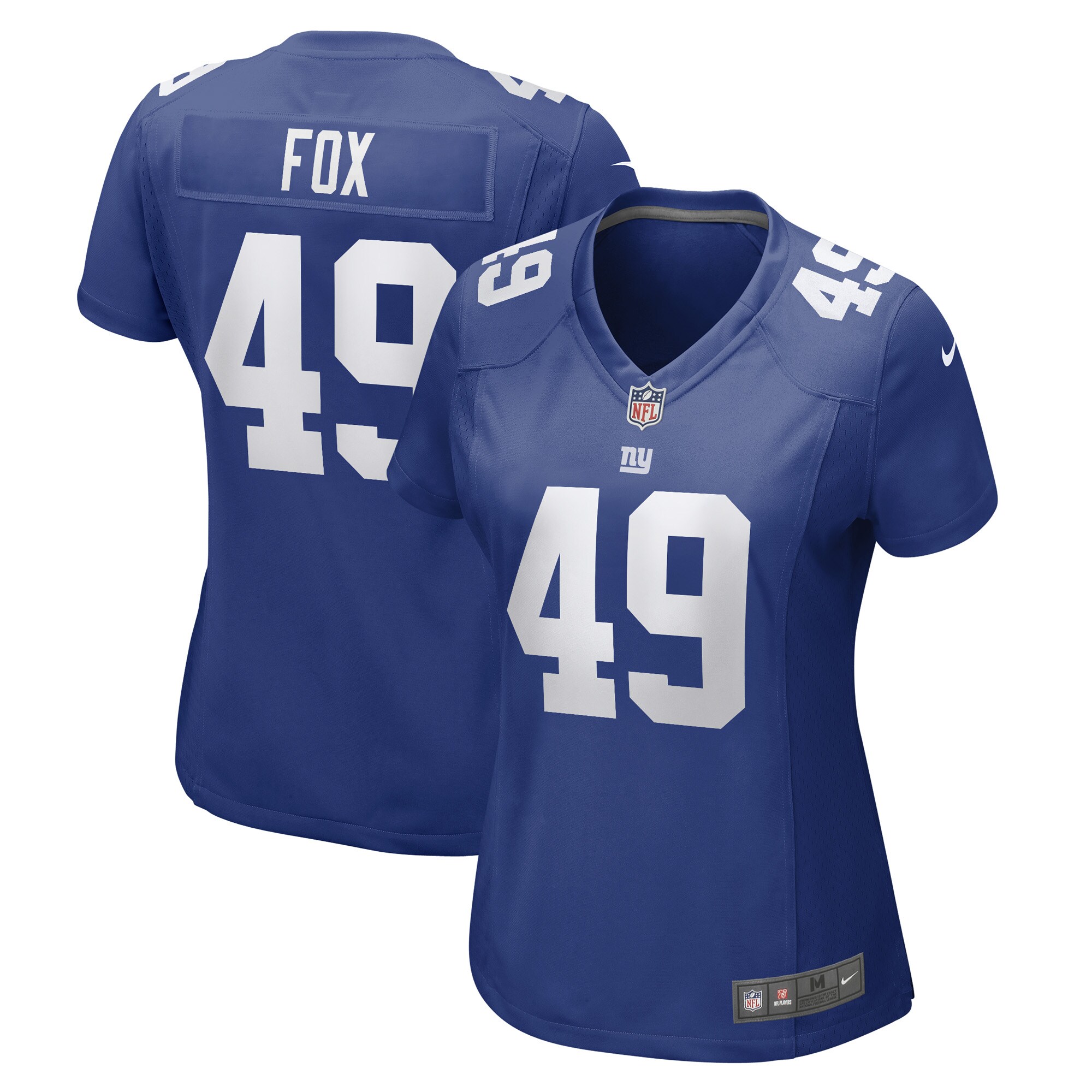 New York Giants womens nike tomon fox royal new york giants game player jersey | Giants Shop