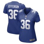 New York Giants womens nike tony jefferson royal new york giants game player jersey | Giants Shop