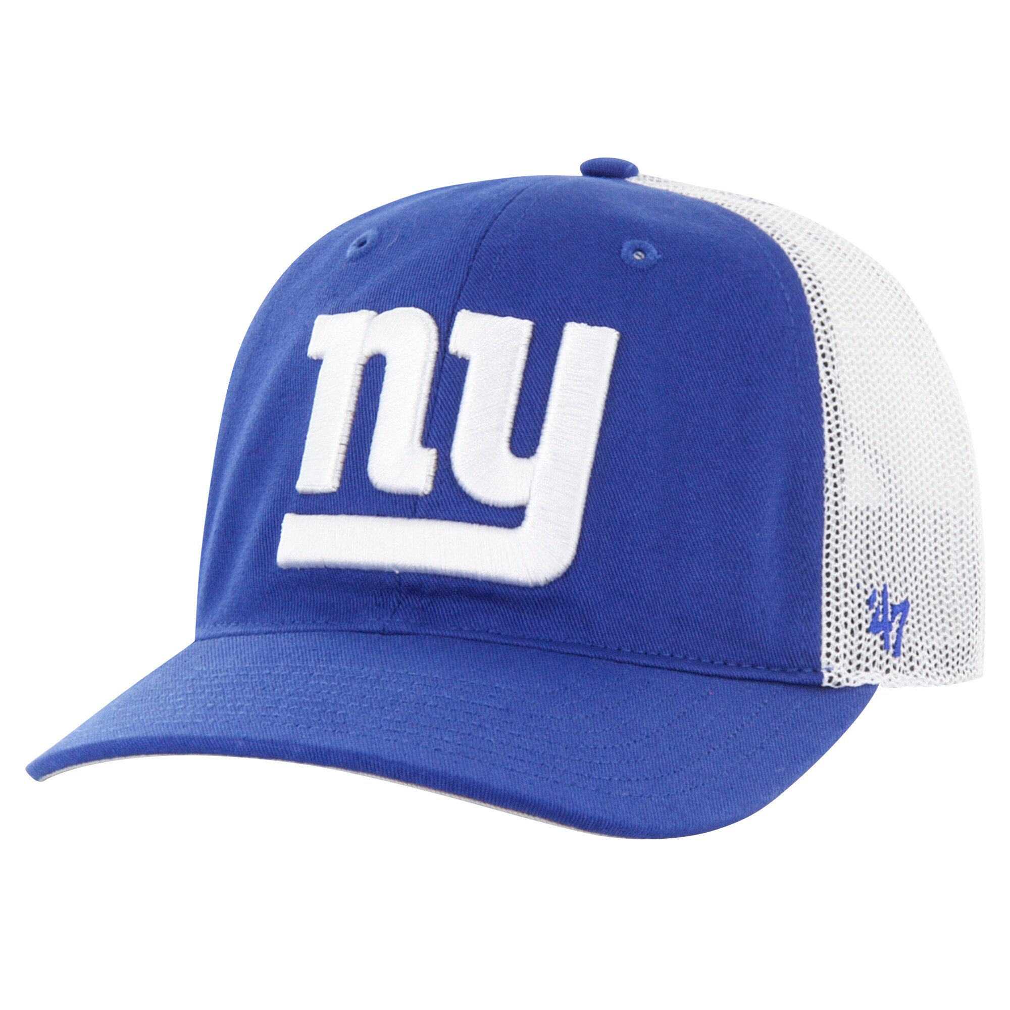 New York Giants youth 47 royalwhite new york giants trucker adjustable hat | Giants Shop