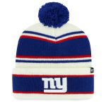 New York Giants youth 47 white new york giants stripling cuffed knit hat with pom | Giants Shop