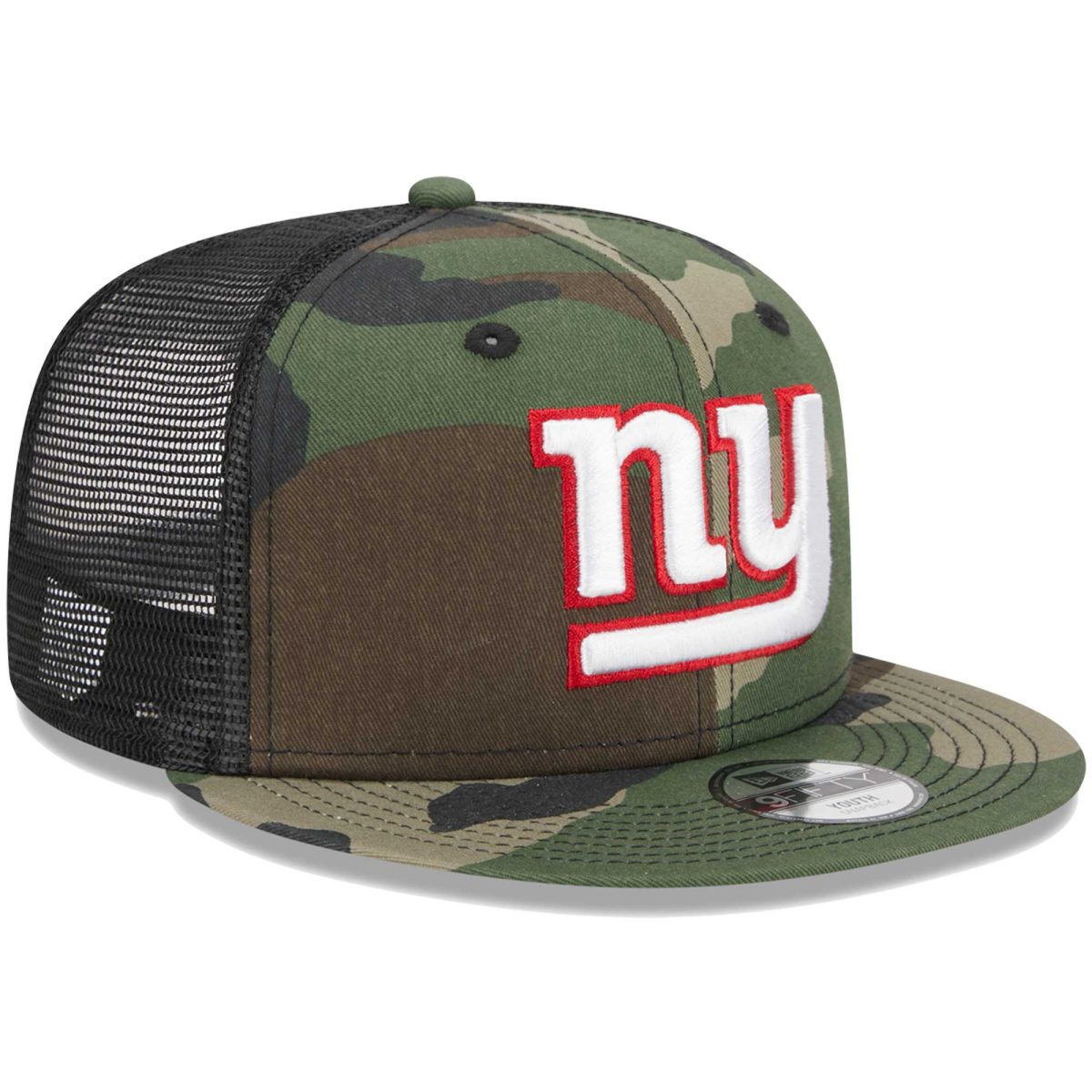 New York Giants youth new era camo new york giants main trucker 9fifty snapback hat | Giants Shop