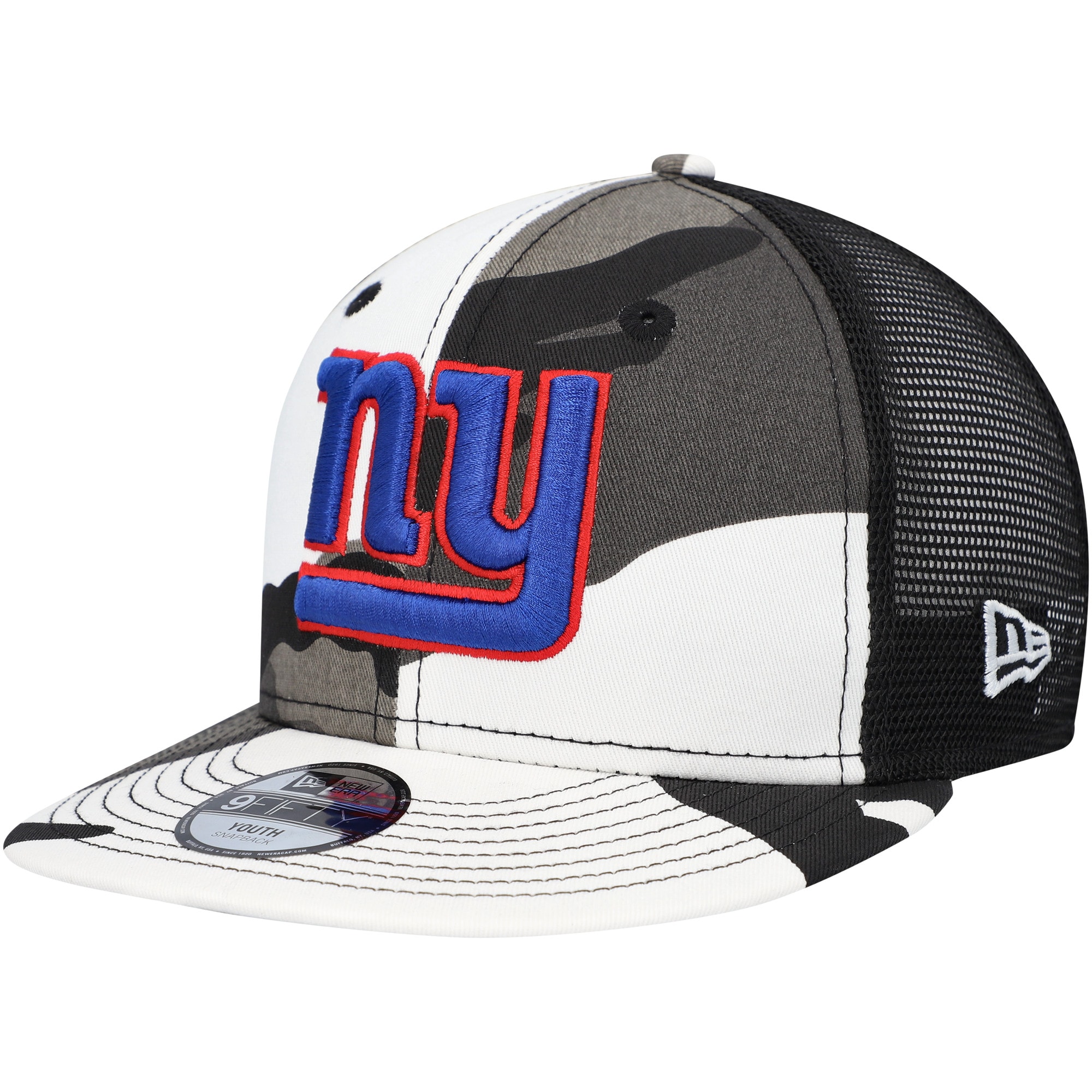 New York Giants youth new era camo new york giants trucker 9fifty snapback hat | Giants Shop