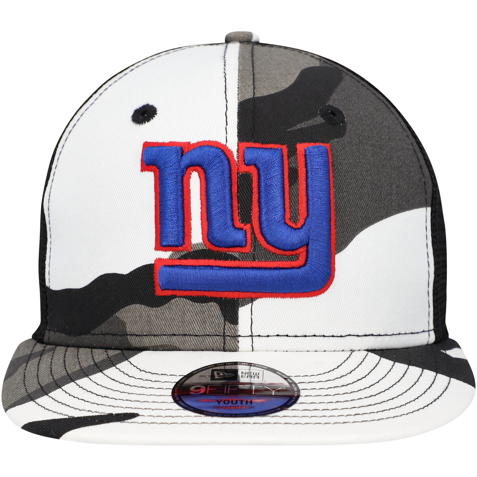 New York Giants youth new era camo new york giants trucker 9fifty snapback hat | Giants Shop