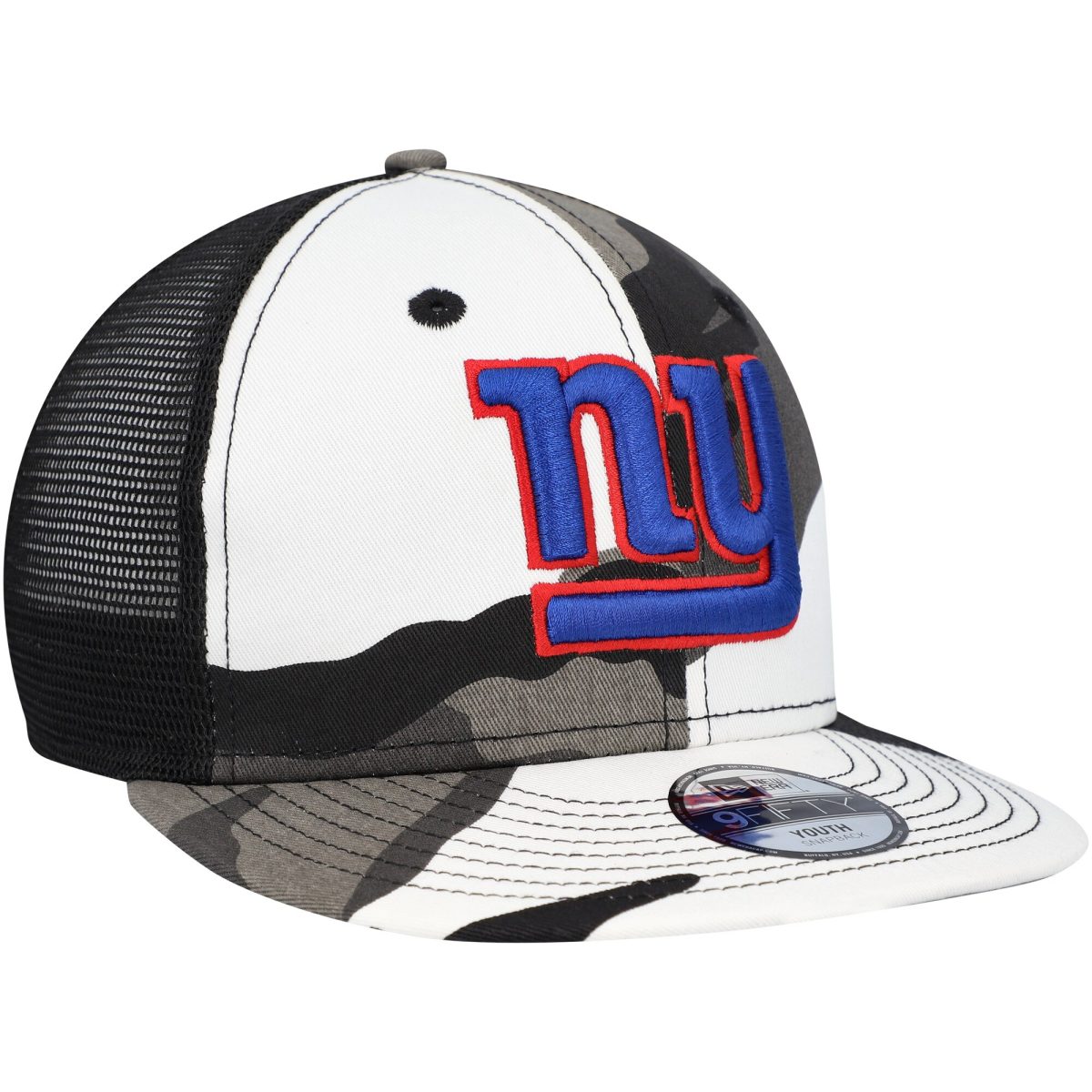 New York Giants youth new era camo new york giants trucker 9fifty snapback hat | Giants Shop
