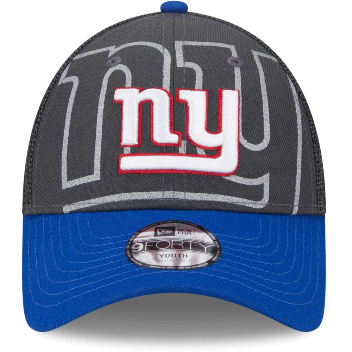 New York Giants youth new era graphite new york giants reflect 9forty adjustable hat | Giants Shop