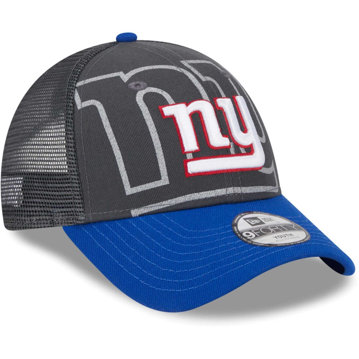 New York Giants youth new era graphite new york giants reflect 9forty adjustable hat | Giants Shop