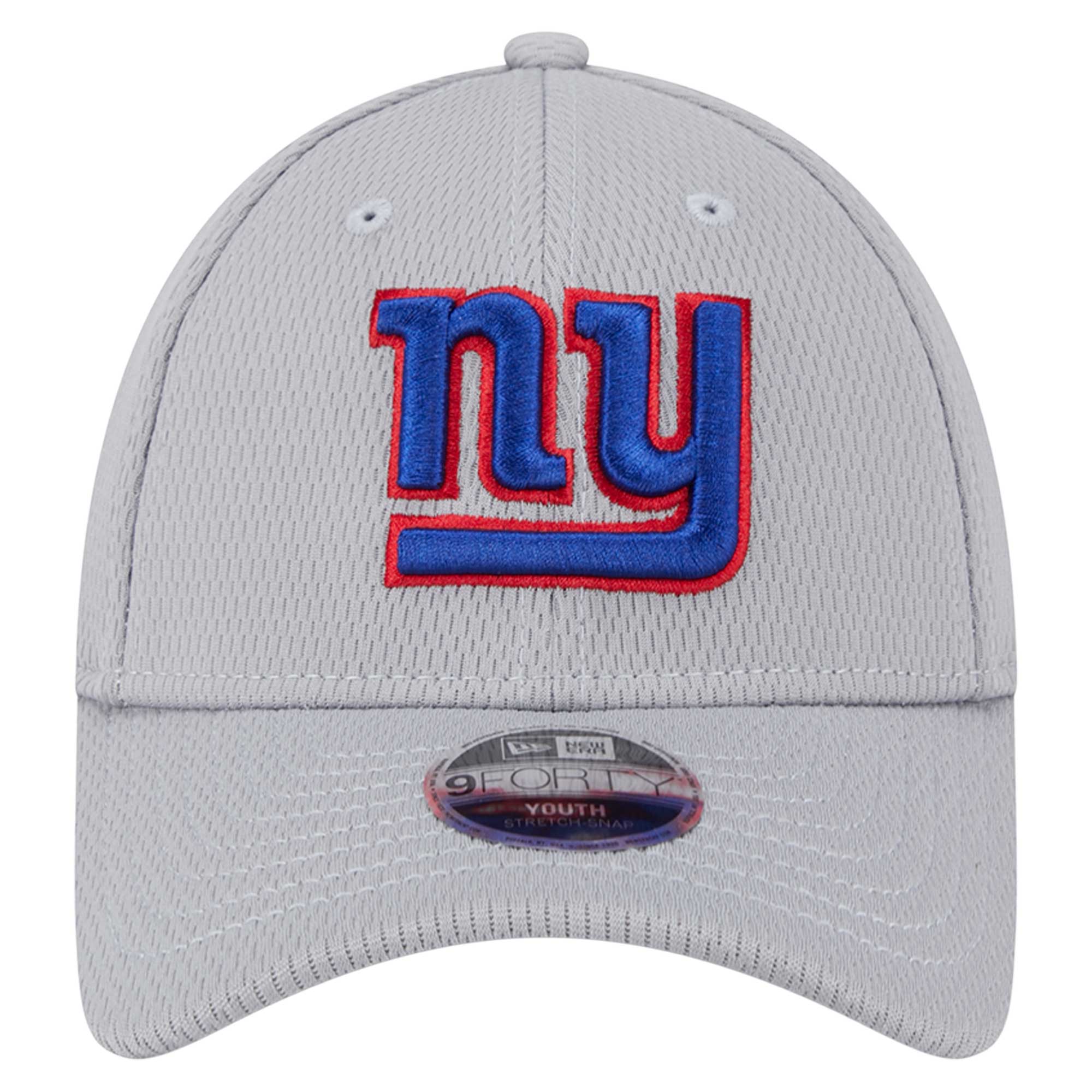 New York Giants youth new era gray new york giants main 9forty adjustable hat | Giants Shop
