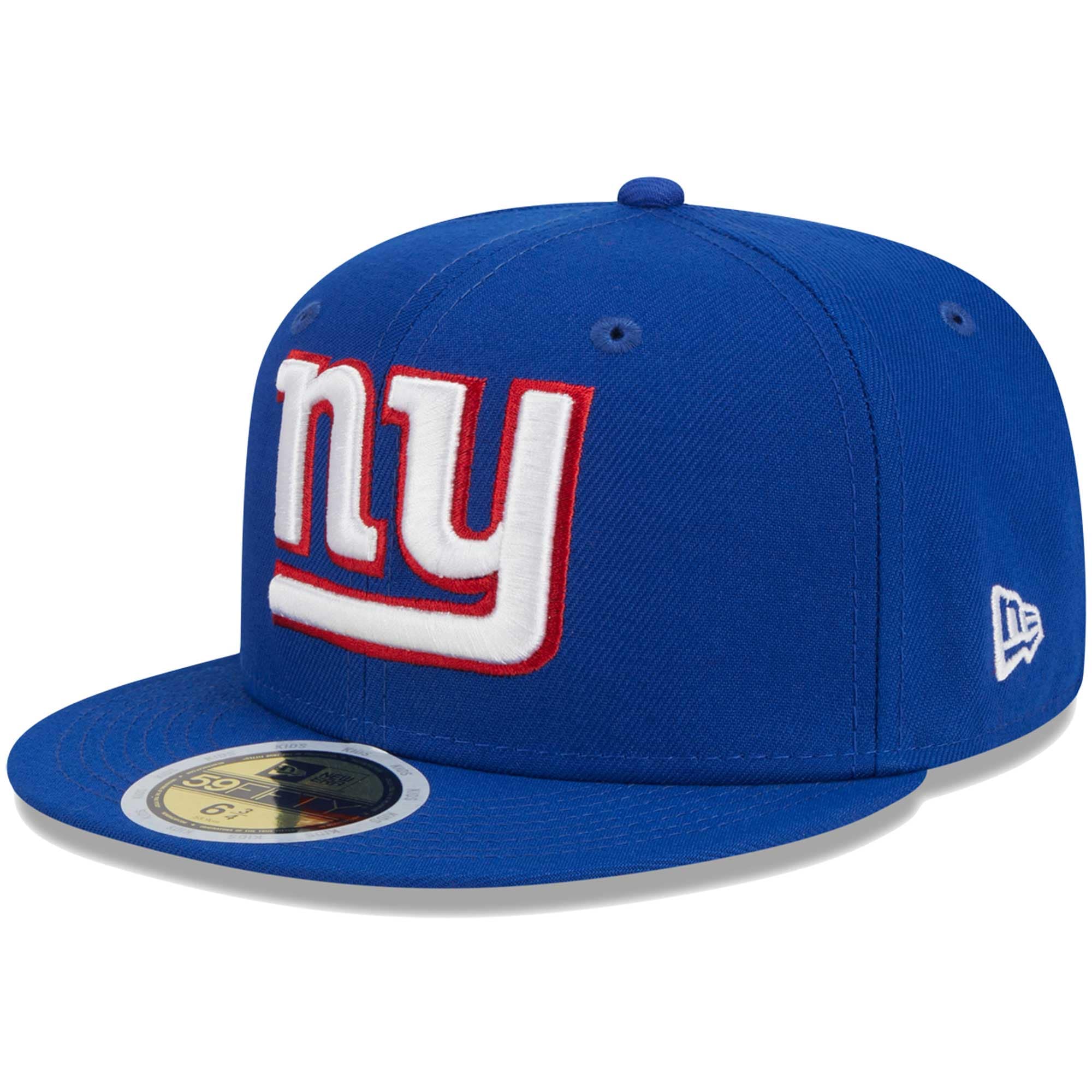 New York Giants youth new era royal new york giants main 59fifty fitted hat | Giants Shop