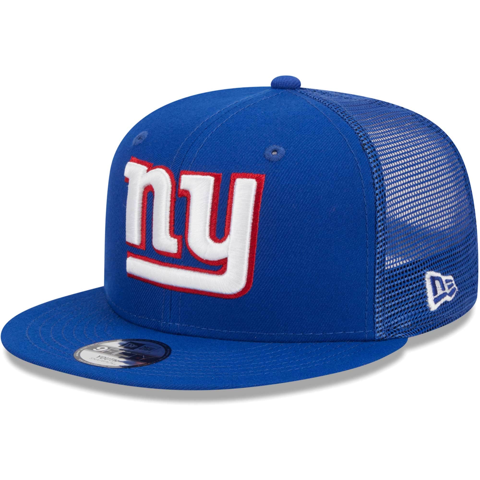 New York Giants youth new era royal new york giants main trucker 9fifty snapback hat | Giants Shop
