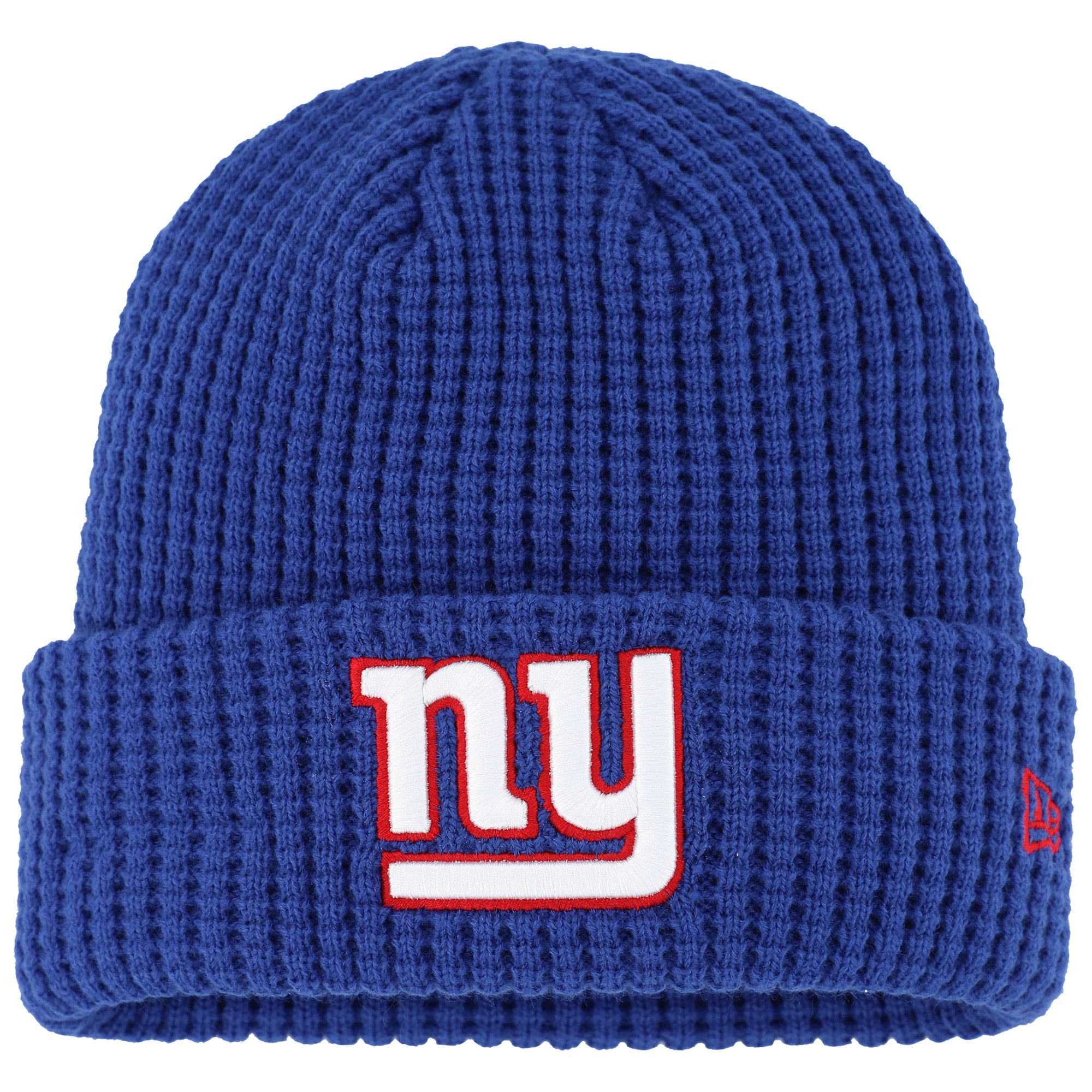 New York Giants youth new era royal new york giants prime cuffed knit hat | Giants Shop