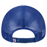 New York Giants youth new era royal new york giants sport night color block 9forty a-frame trucker adjustable hat | Giants Shop