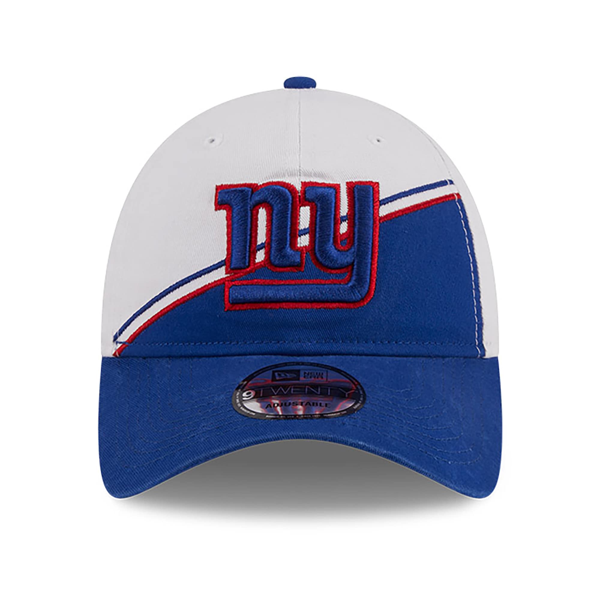 New York Giants youth new era whiteroyal new york giants 2023 sideline 9twenty adjustable hat | Giants Shop