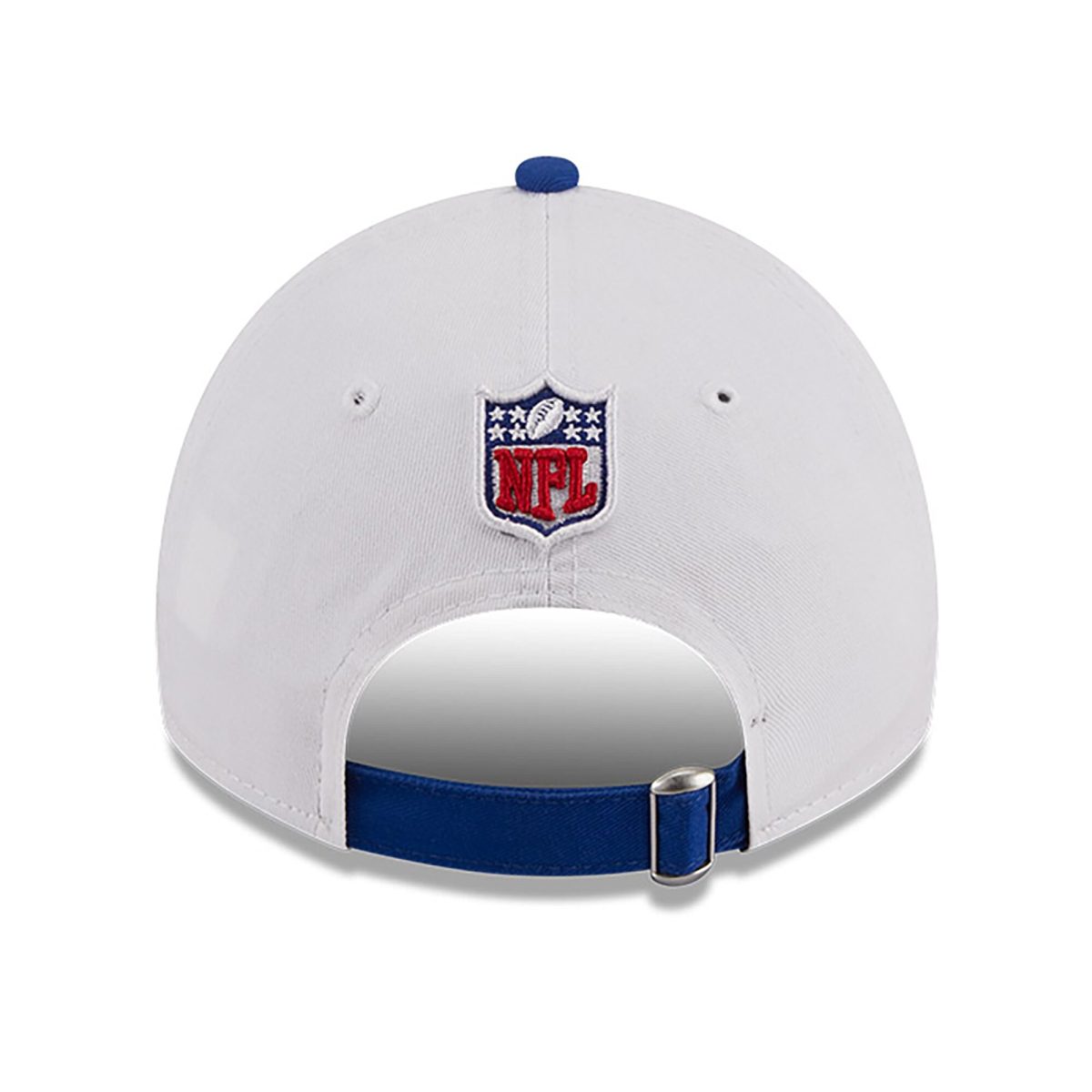 New York Giants youth new era whiteroyal new york giants 2023 sideline 9twenty adjustable hat | Giants Shop