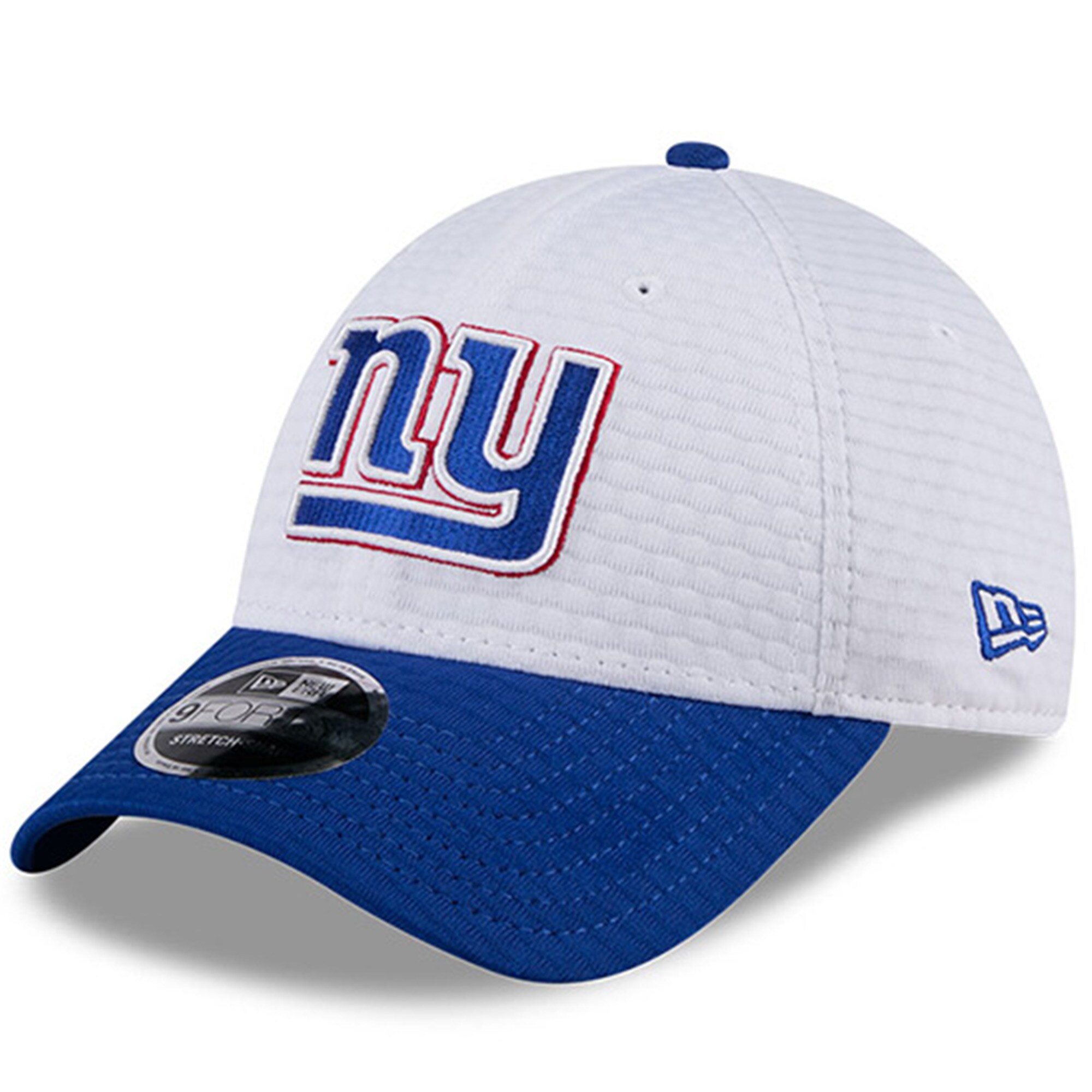 New York Giants youth new era whiteroyal new york giants 2024 nfl training camp 9forty adjustable hat | Giants Shop