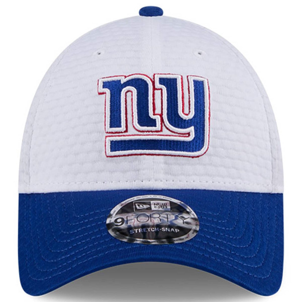 New York Giants youth new era whiteroyal new york giants 2024 nfl training camp 9forty adjustable hat | Giants Shop
