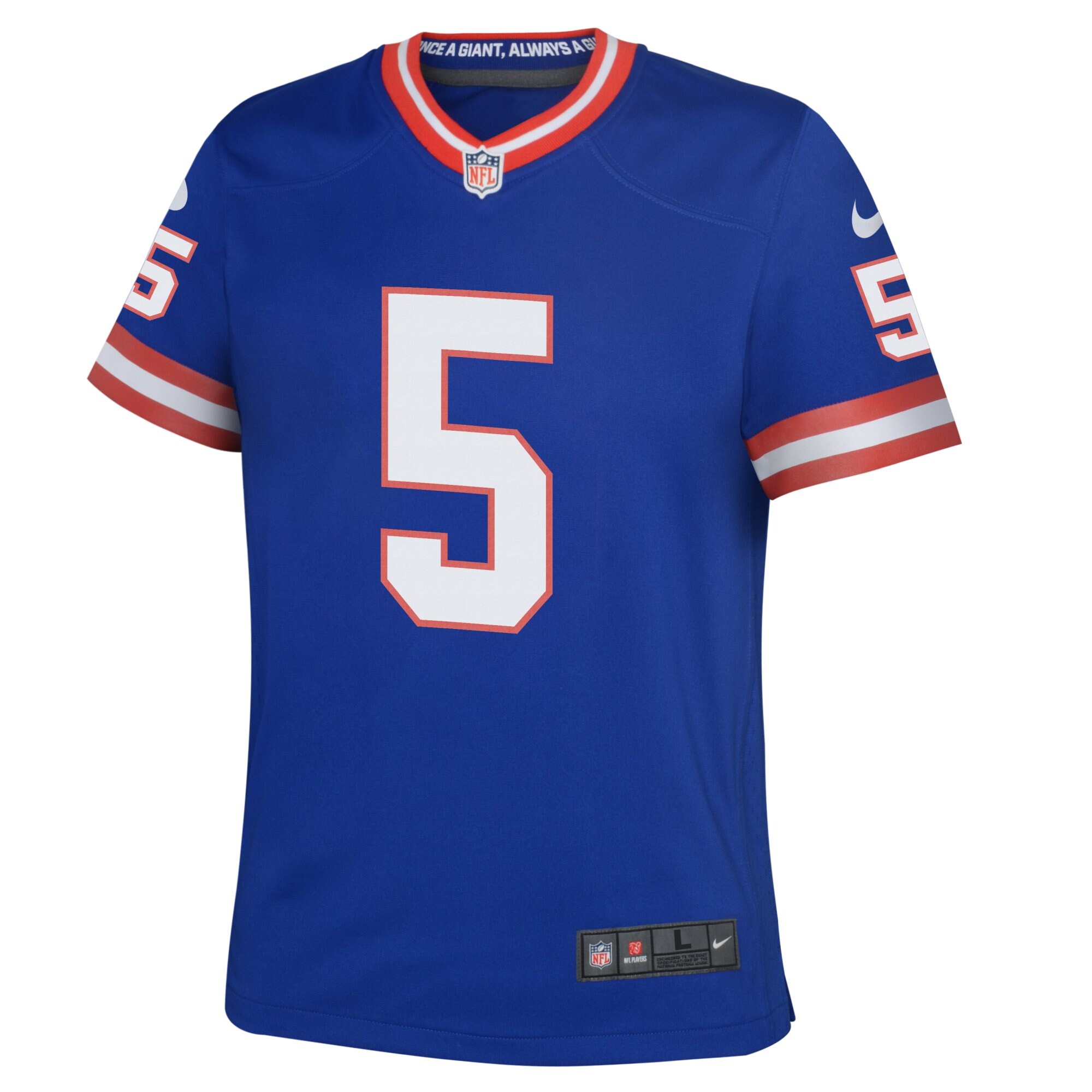 New York Giants youth nike kayvon thibodeaux royal new york giants game jersey | Giants Shop