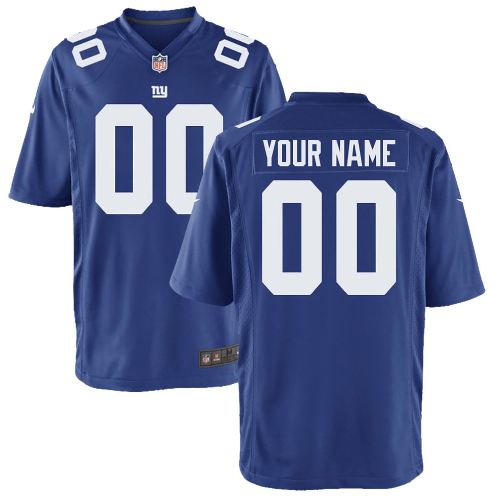 New York Giants youth nike royal new york giants custom game jersey | Giants Shop