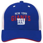 New York Giants youth royal new york giants core lockup trucker adjustable hat | Giants Shop