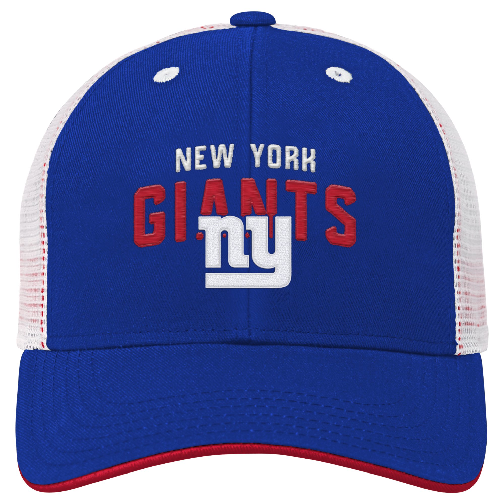 New York Giants youth royal new york giants core lockup trucker adjustable hat | Giants Shop
